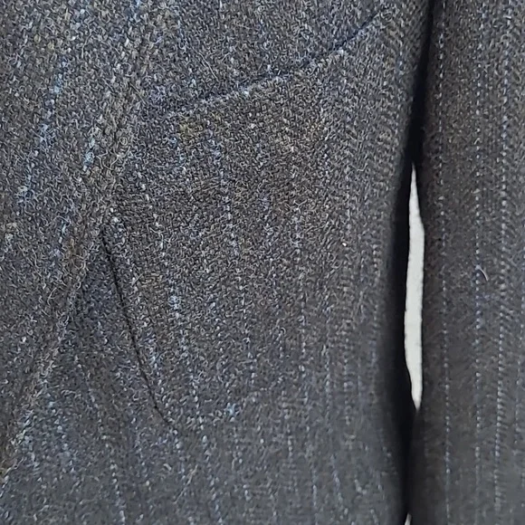 CRITTENDEN Sport Dark Brown Weave Striped JAMIESONS‎ TWEED Wool 42 R Sport Coat